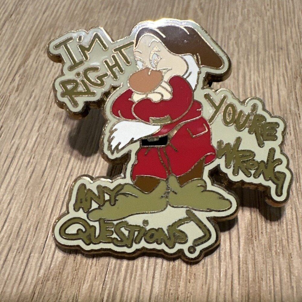 WDW Walt Disney Snow White Disney Trading Pin 2006 Seven Dwarfs Grumpy